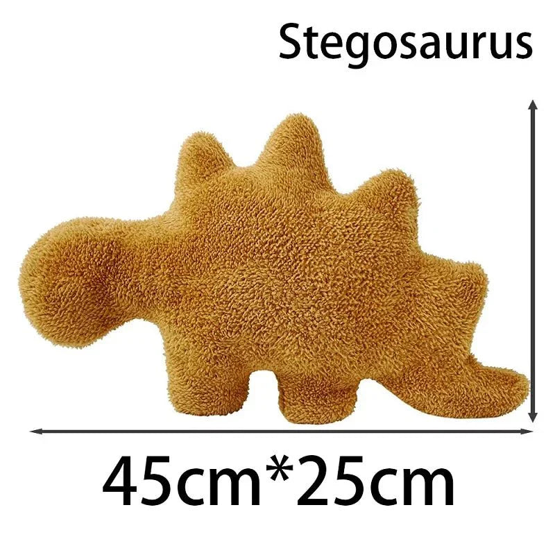 Stornfield | Dino Nugget Plush Pillow: Cute Dino Chicken Nugget Pillow