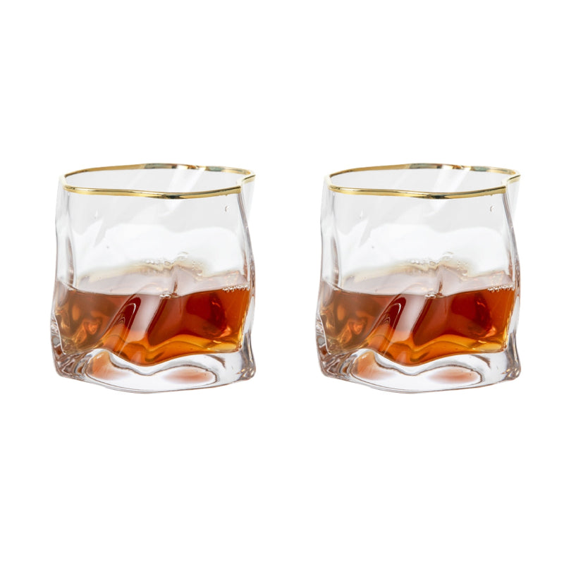 Stornfield | Distorted Texture Whisky Glass Set