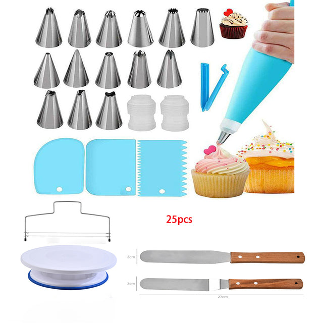 DIY Cake Turntable Cream Decoration Accessory Spatula Set Baking Tool | Stornfield