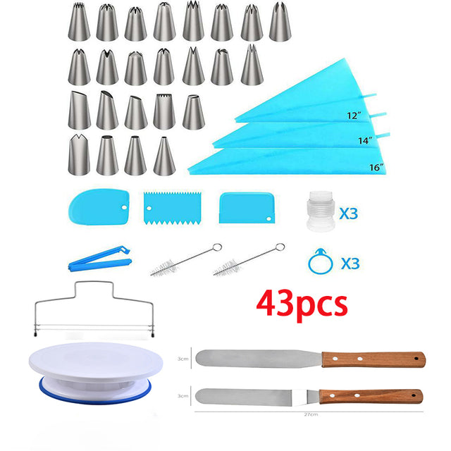 DIY Cake Turntable Cream Decoration Accessory Spatula Set Baking Tool | Stornfield