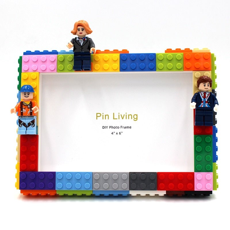 DIY Children's Building Block Photo Frame in Modern Style | Stornfield