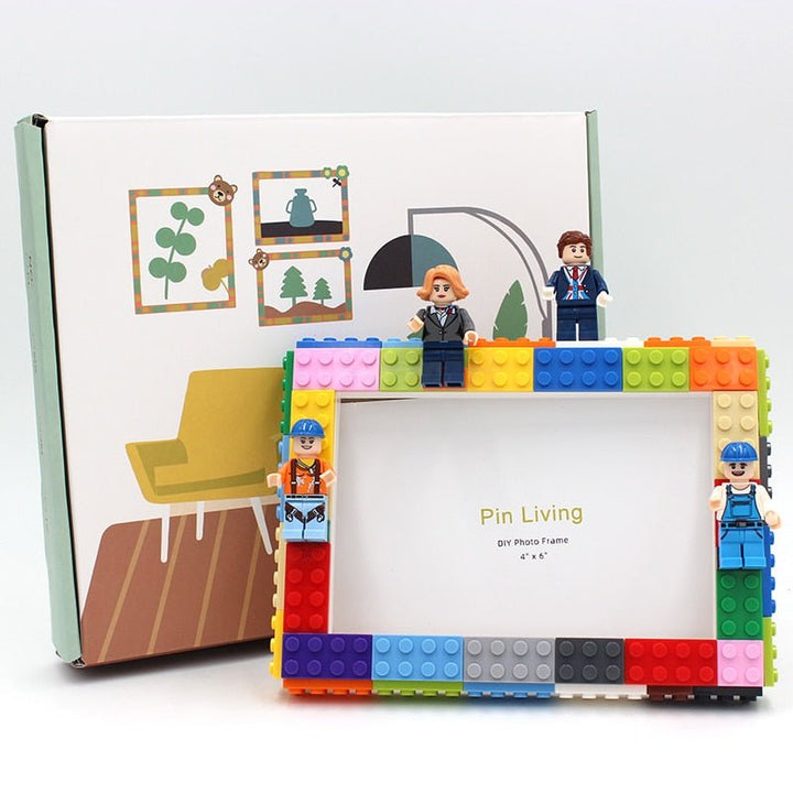 DIY Children's Building Block Photo Frame in Modern Style | Stornfield