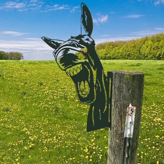 Outdoor Garden Farm Peeping Goat Metal Artwork Indoor Decoration | Stornfield