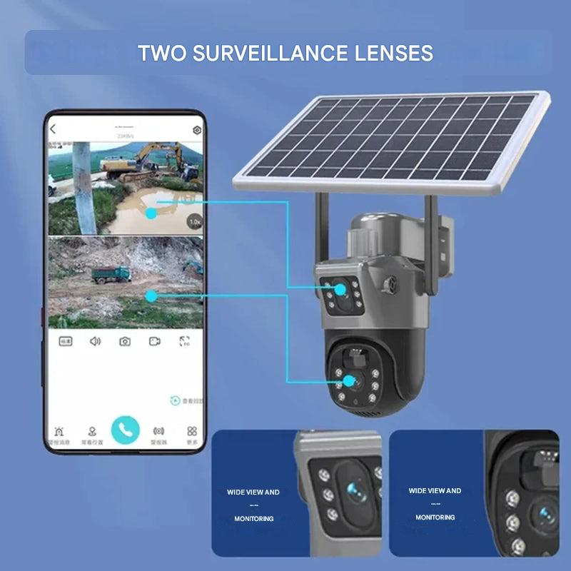 DualGuard Solar 4K – Wireless 4K Security Camera with Solar Panel and 4G | Stornfield