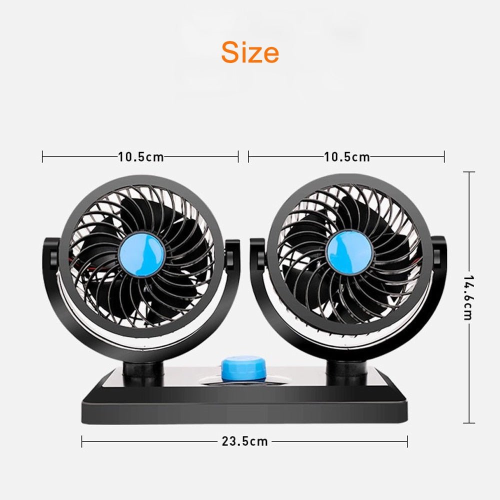 Double Cooling Car Fan - CoolingAir | Stornfield