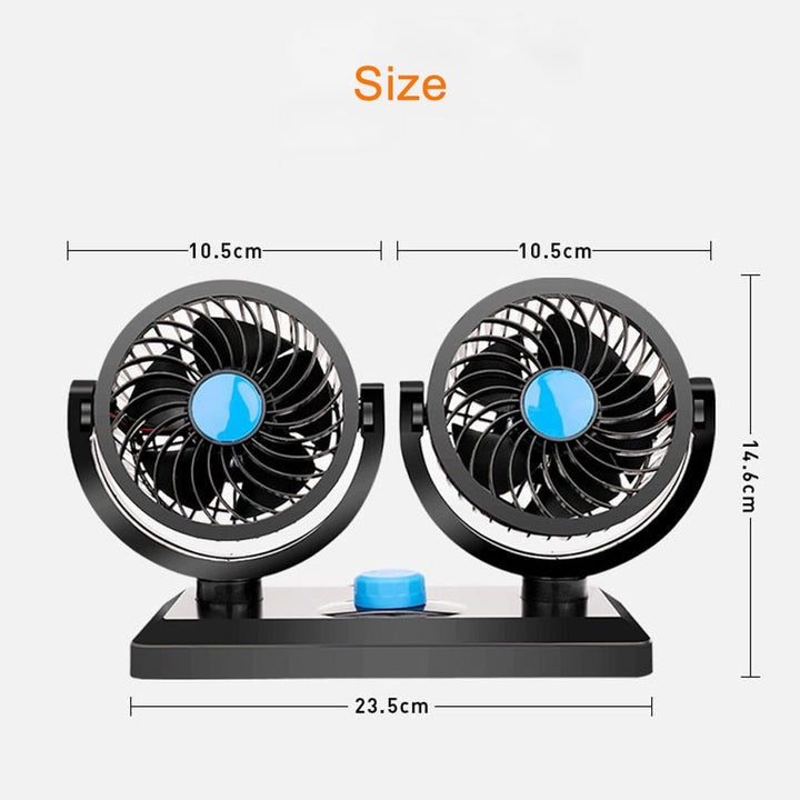 Double Cooling Car Fan - CoolingAir | Stornfield