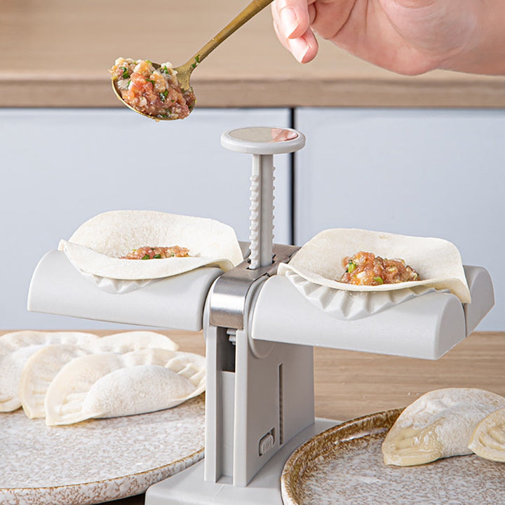 Double Heads Automatic Dumpling Making Mold Manual Press Machine | Stornfield