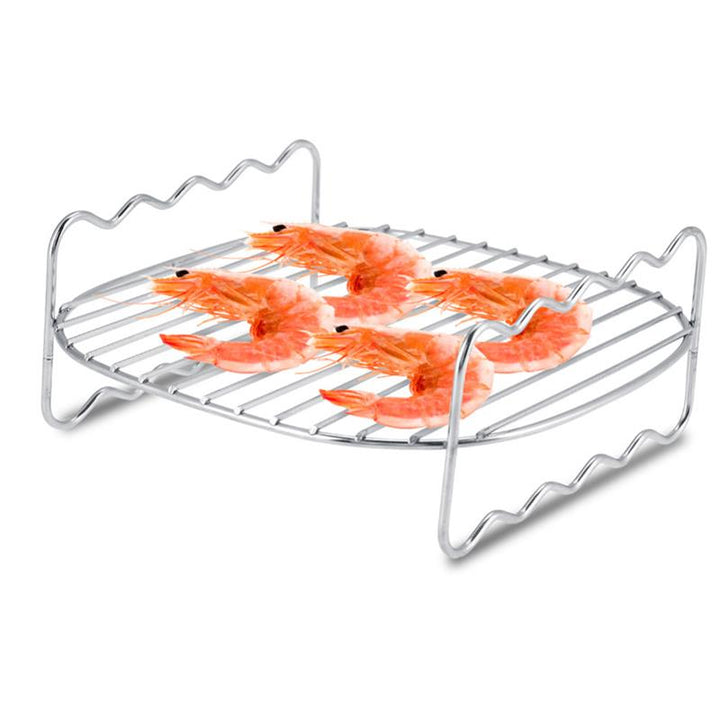 Double Layer Stainless steel Skewers Barbecue Rack BBQ Tray | Stornfield