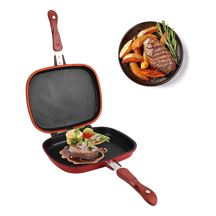 Double Side Bread Frying Pan Non Stick Multiple Purposes Toaster | Stornfield