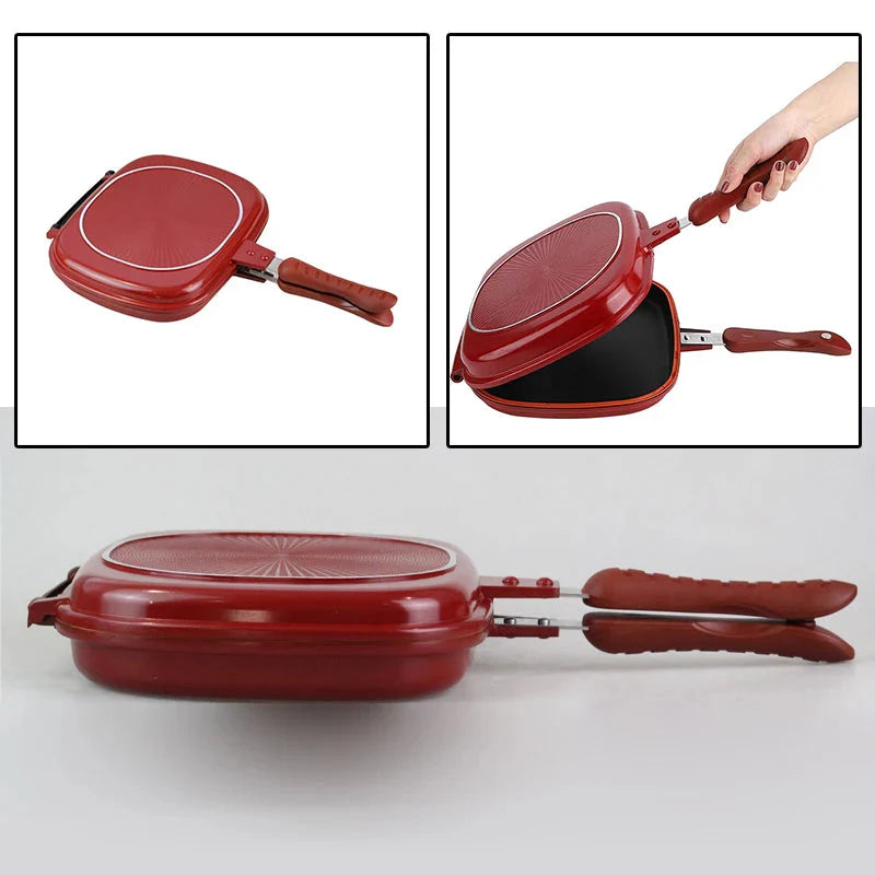 Double Side Bread Frying Pan Non Stick Multiple Purposes Toaster | Stornfield