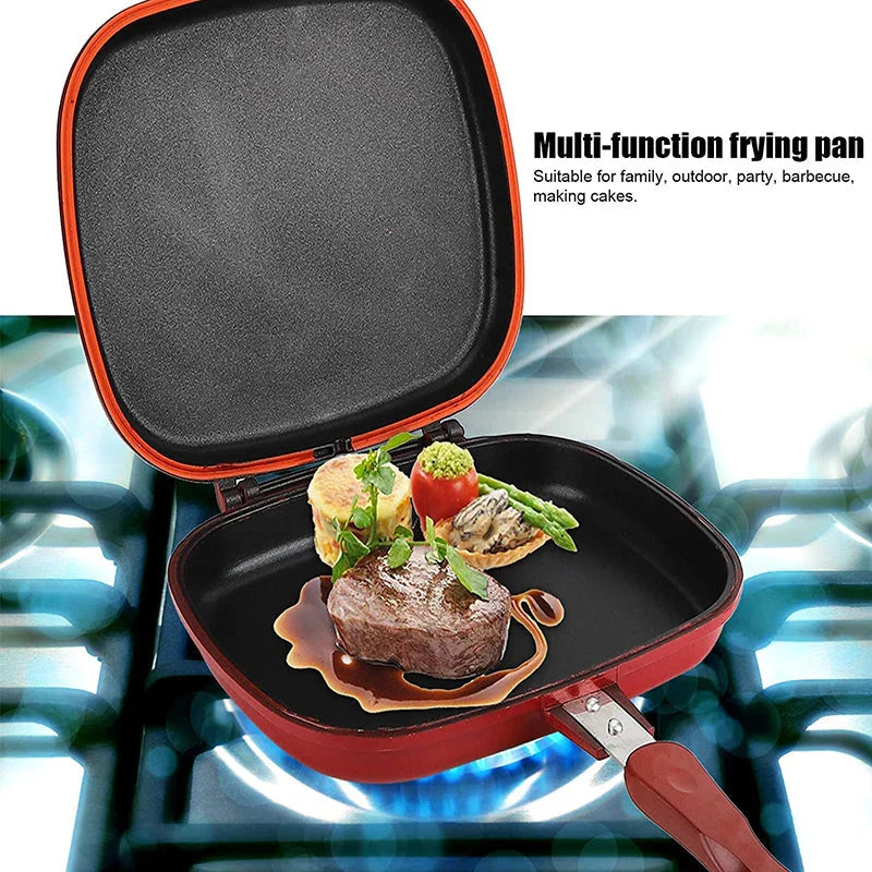 Double Side Bread Frying Pan Non Stick Multiple Purposes Toaster | Stornfield