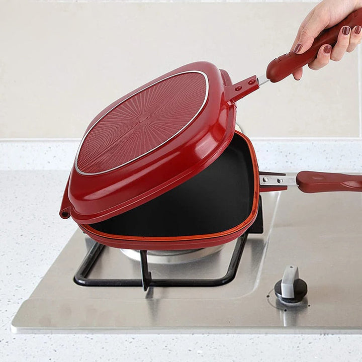 Double Side Bread Frying Pan Non Stick Multiple Purposes Toaster | Stornfield