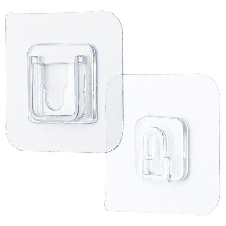 Double-Sided Adhesive Wall Hooks Hanger Strong Transparent Hooks | Stornfield