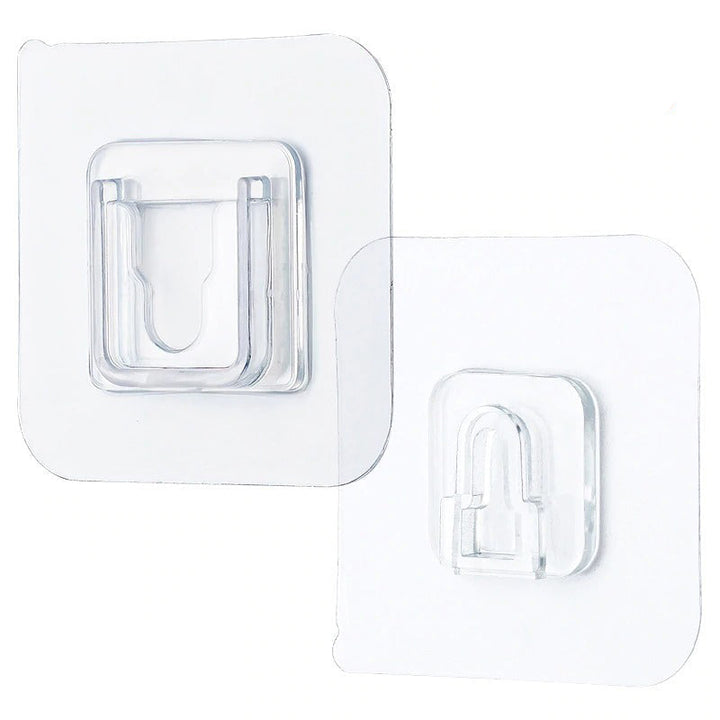 Double-Sided Adhesive Wall Hooks Hanger Strong Transparent Hooks | Stornfield