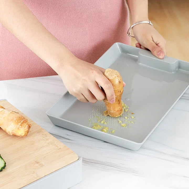 Double-sided Cutting Board Detachable Drawer Wooden Chopping Block | Stornfield