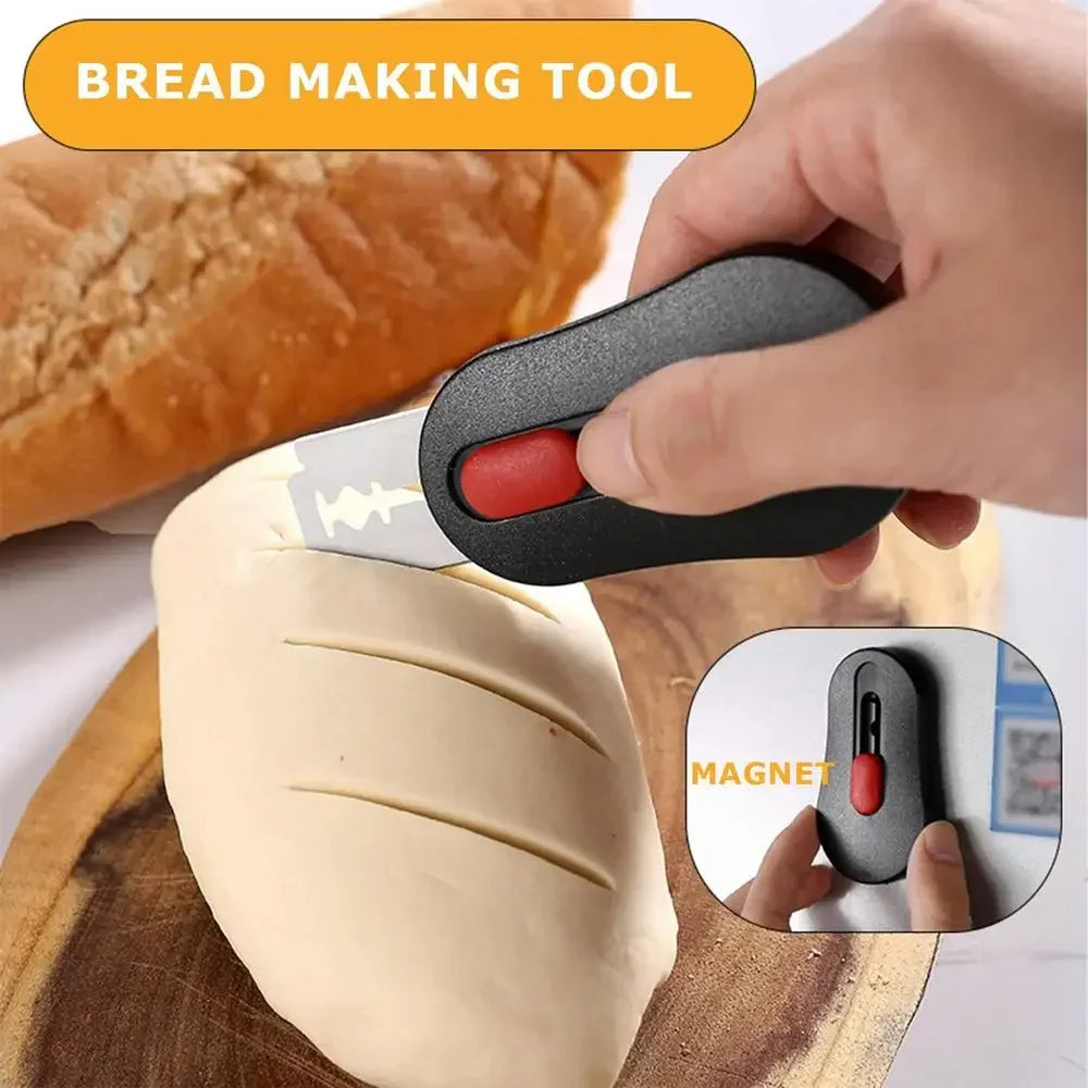 Dough Cutter with 5 Replaceable Blades Baker's Bread Scoring Knife | Stornfield