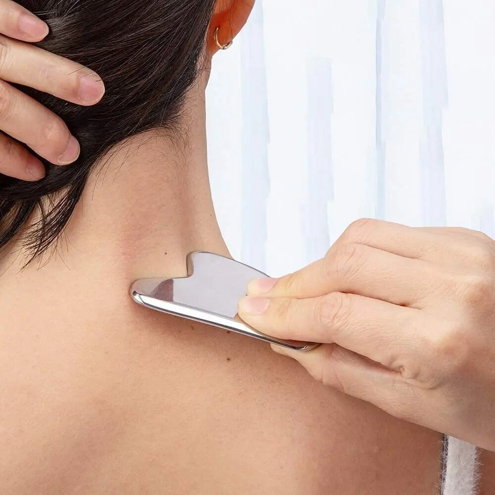 Sculpt Goodbye Tensions Removes Wrinkles Gua Sha Made of Stainless Steel | Stornfield