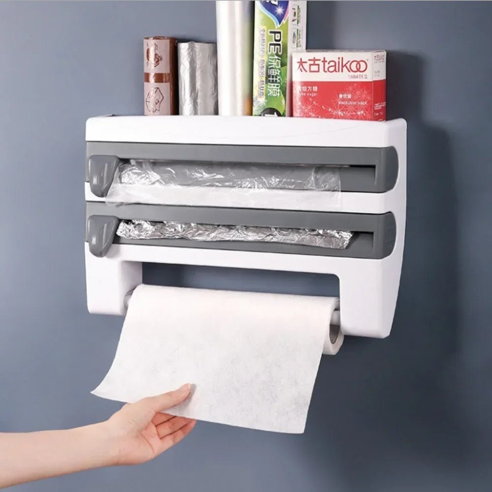 - Practical dispenser - cling film and kitchen roll - space-saving | Stornfield