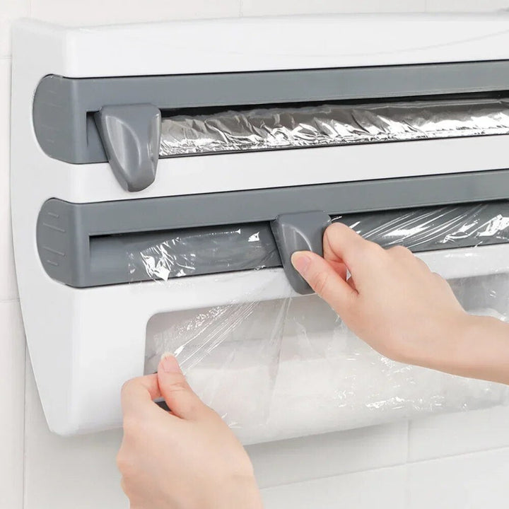 - Practical dispenser - cling film and kitchen roll - space-saving | Stornfield