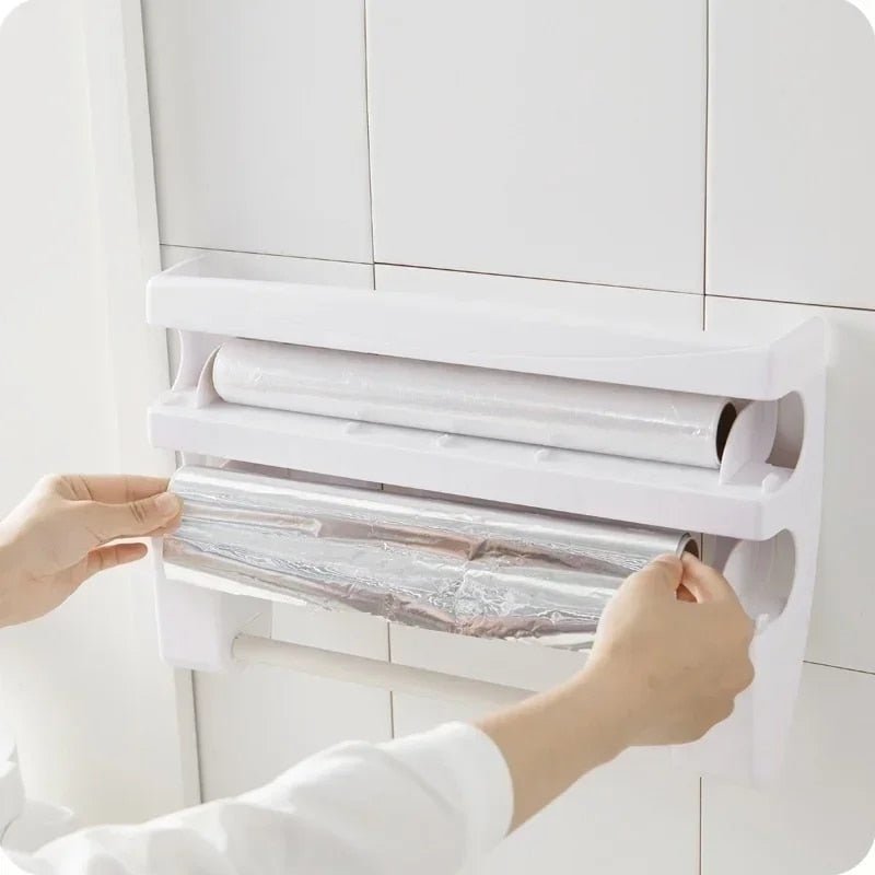- Practical dispenser - cling film and kitchen roll - space-saving | Stornfield