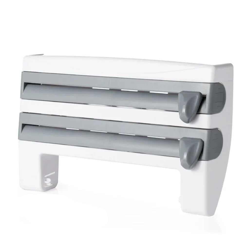 WrapHub - Practical Dispenser - Cling Film and Kitchen Paper - Space Saving | Stornfield