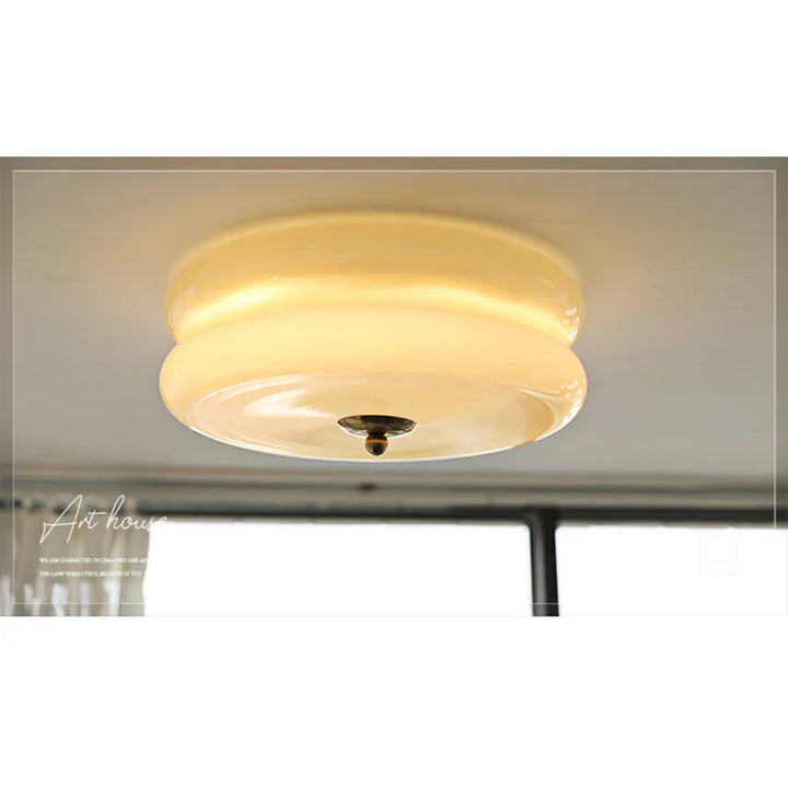 Danish ceiling light in Bauhaus style - Elegant aura lamp for living room & bedroom | Stornfield