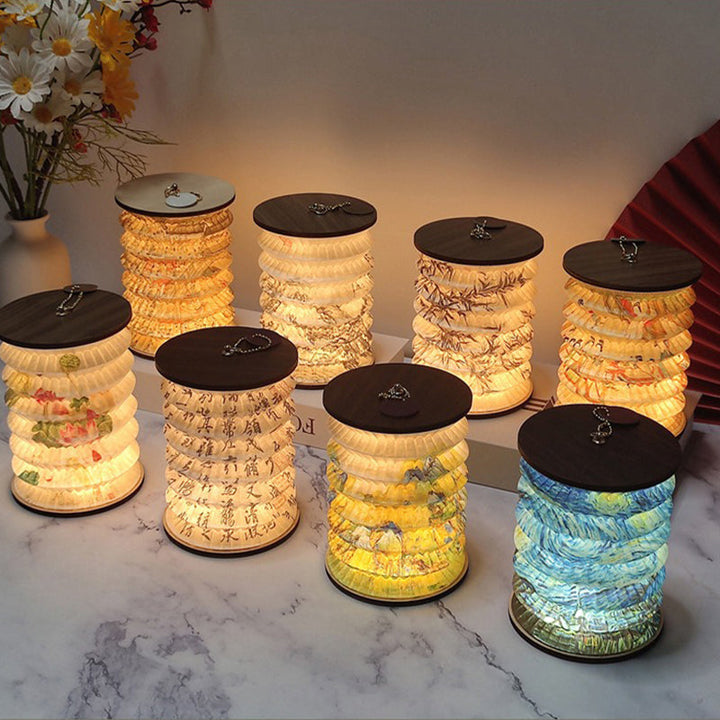 Foldable LED Lantern with Compact Design – Portable Decorative Lamp for Indoor and Outdoor Areas | Stornfield