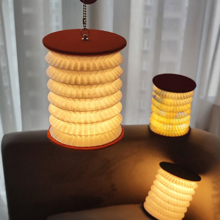 Foldable LED Lantern with Compact Design – Portable Decorative Lamp for Indoor and Outdoor Areas | Stornfield