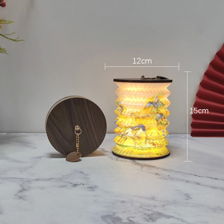 Foldable LED Lantern with Compact Design – Portable Decorative Lamp for Indoor and Outdoor Areas | Stornfield
