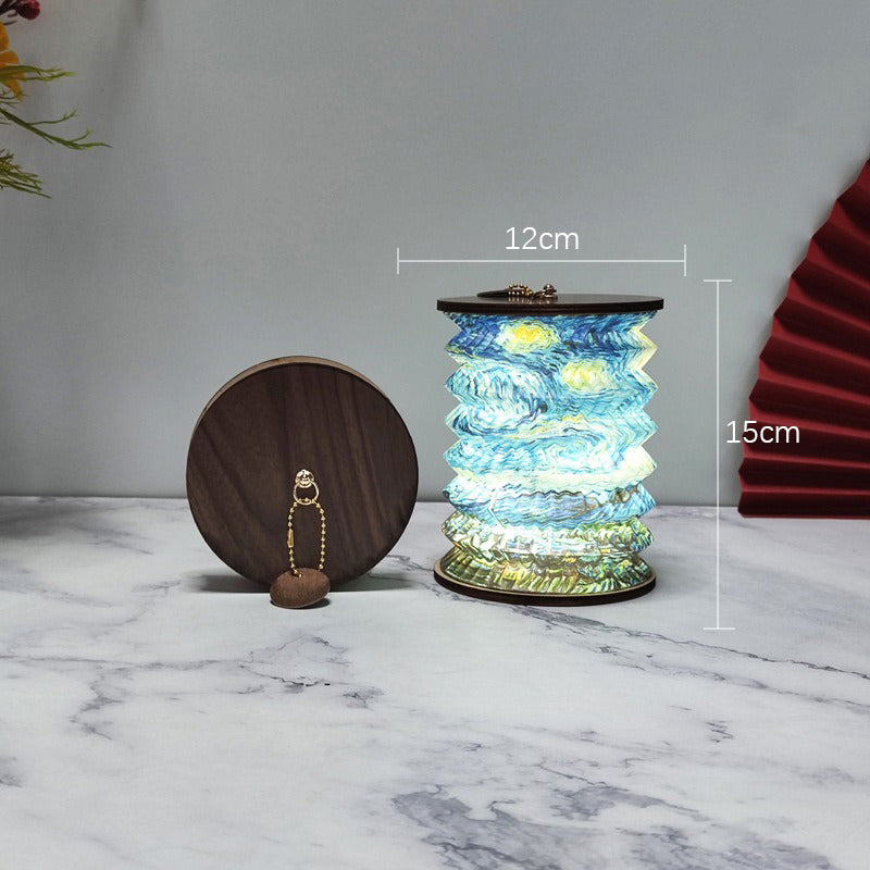 Foldable LED Lantern with Compact Design – Portable Decorative Lamp for Indoor and Outdoor Areas | Stornfield