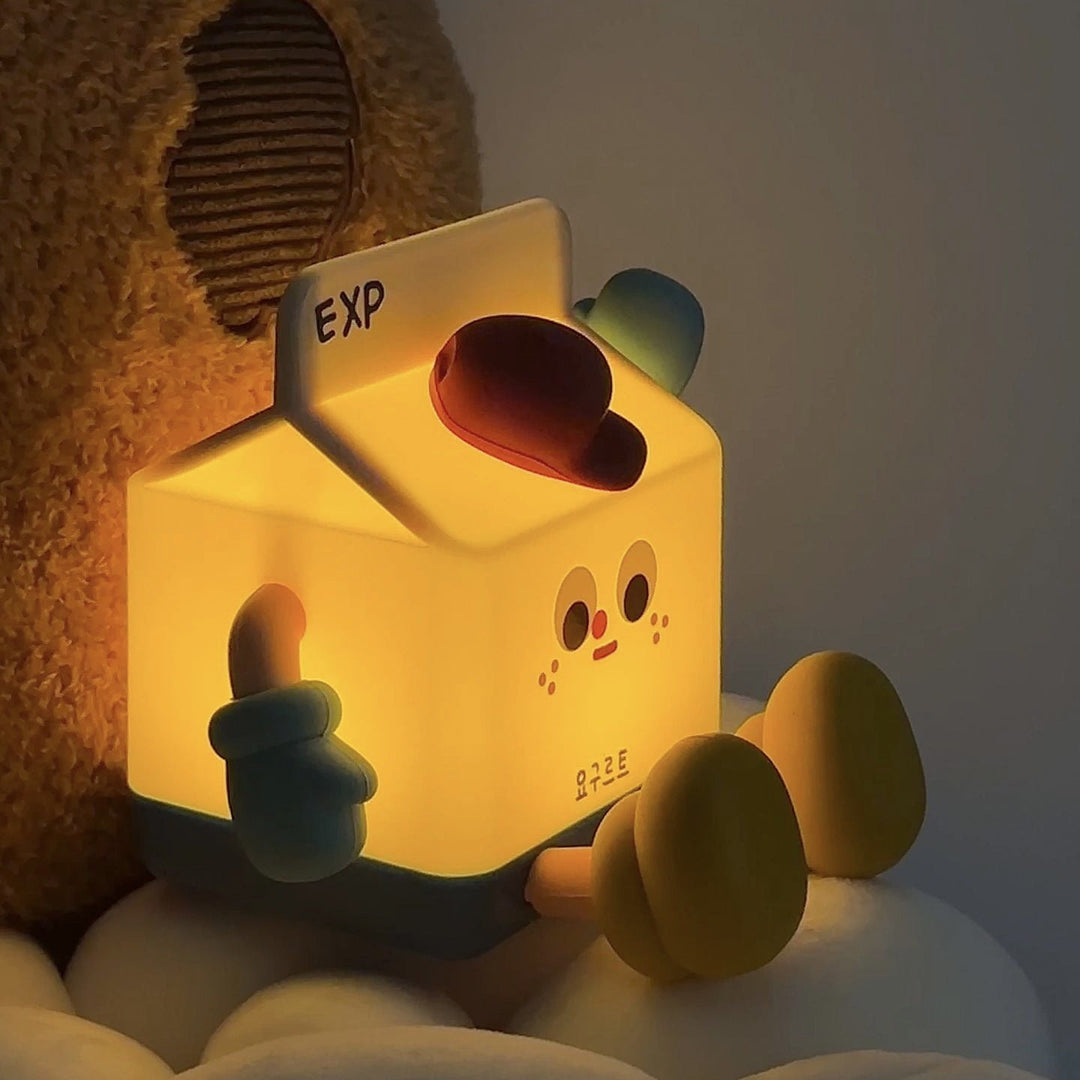 LED Milk Carton Night Light – Children's Lamp for Bedroom, Nursery, Decoration | Stornfield