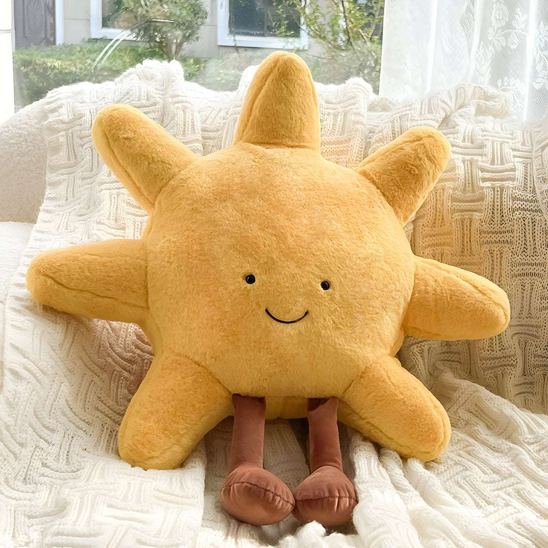 CloudMoon Cushion - Soft Moon and Sun Tatami Cushion | Stornfield