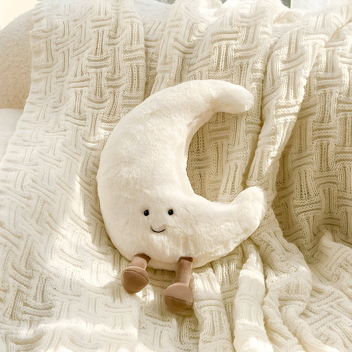 CloudMoon Cushion - Soft Moon and Sun Tatami Cushion | Stornfield