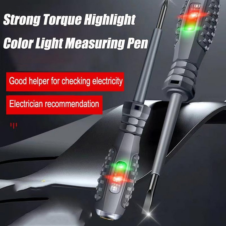 Magnetic screwdriver and test pen | Precision tool with double function | Stornfield