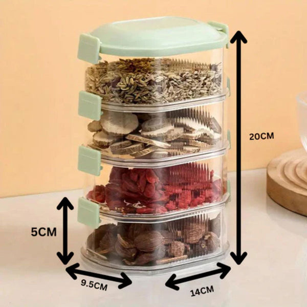 Stackable spice organizers | Elegant, sturdy and functional | Stornfield