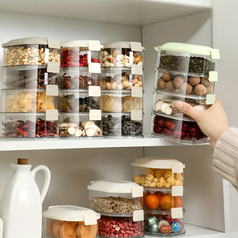 Stackable spice organizers | Elegant, sturdy and functional | Stornfield