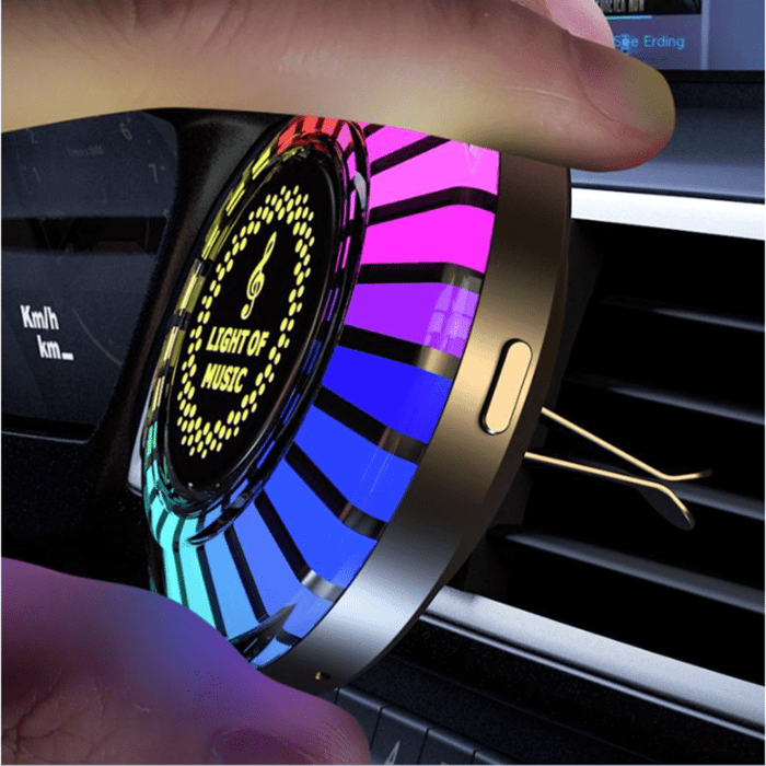 Auto Sound Pickup Light | Portable RGB Fun on the Go | Stornfield