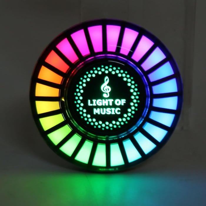 Auto Sound Pickup Light | Portable RGB Fun on the Go | Stornfield