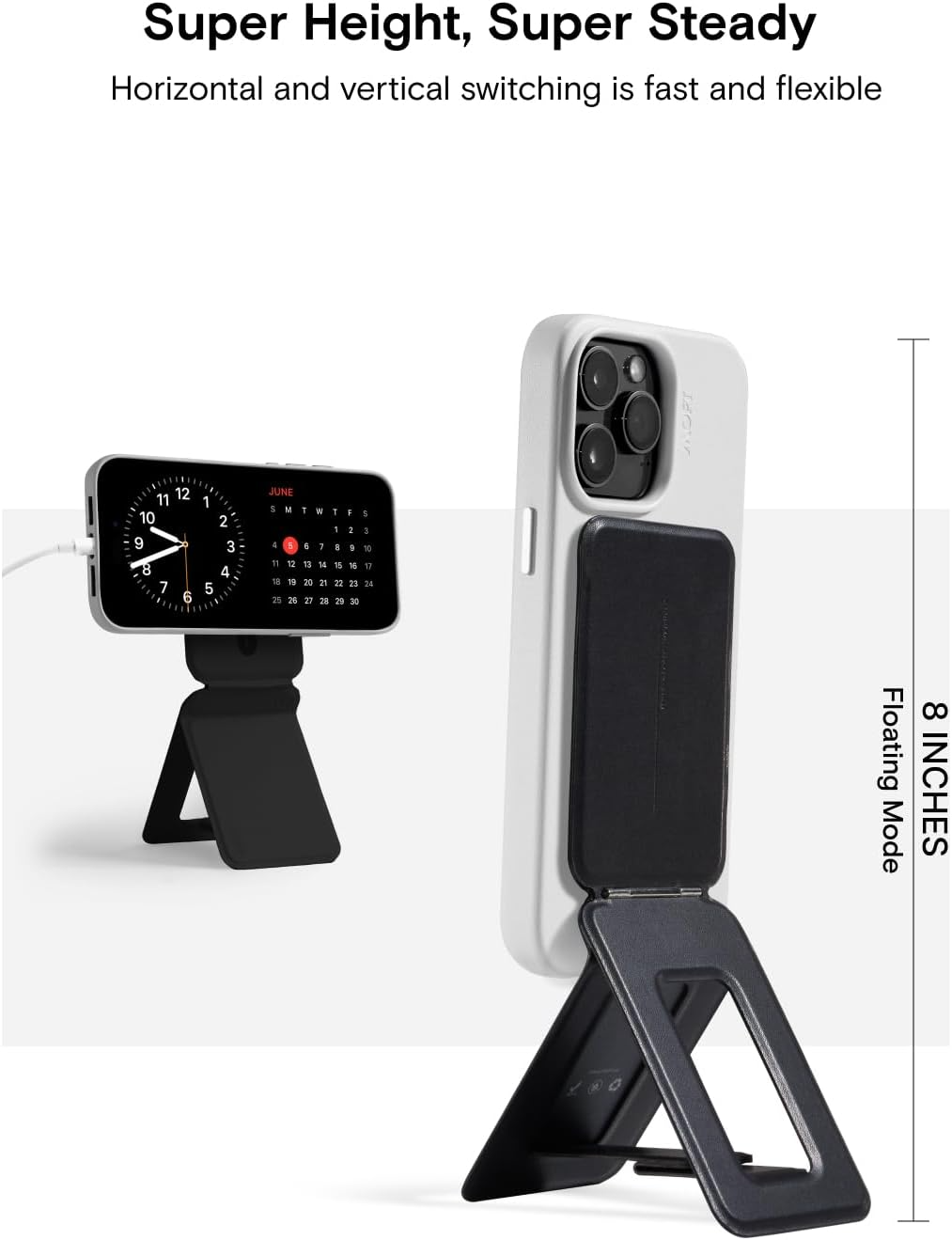 Magnetic Stand (Black) | Stick. Snap. Go! | Stornfield