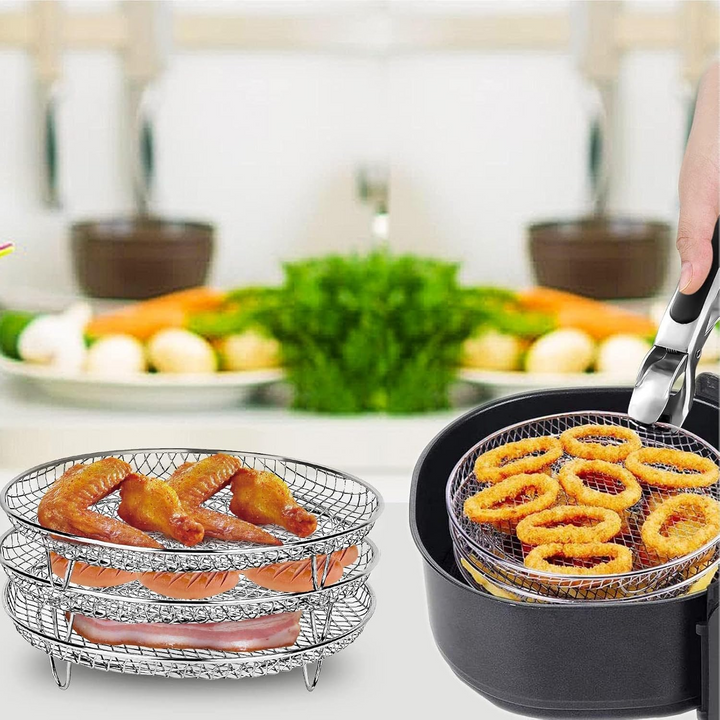 Stackable Air Fryer Racks | Space-saving frying made easy | Stornfield