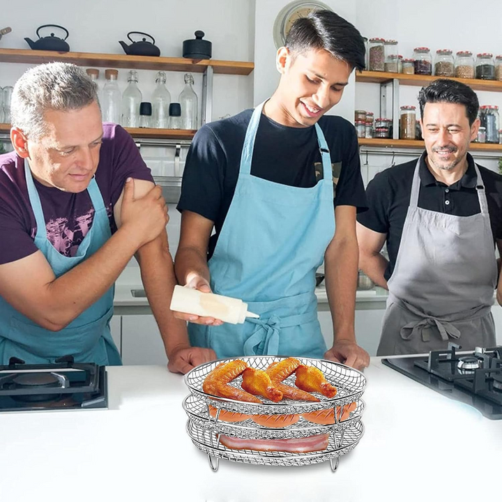 Stackable Air Fryer Racks | Space-saving frying made easy | Stornfield