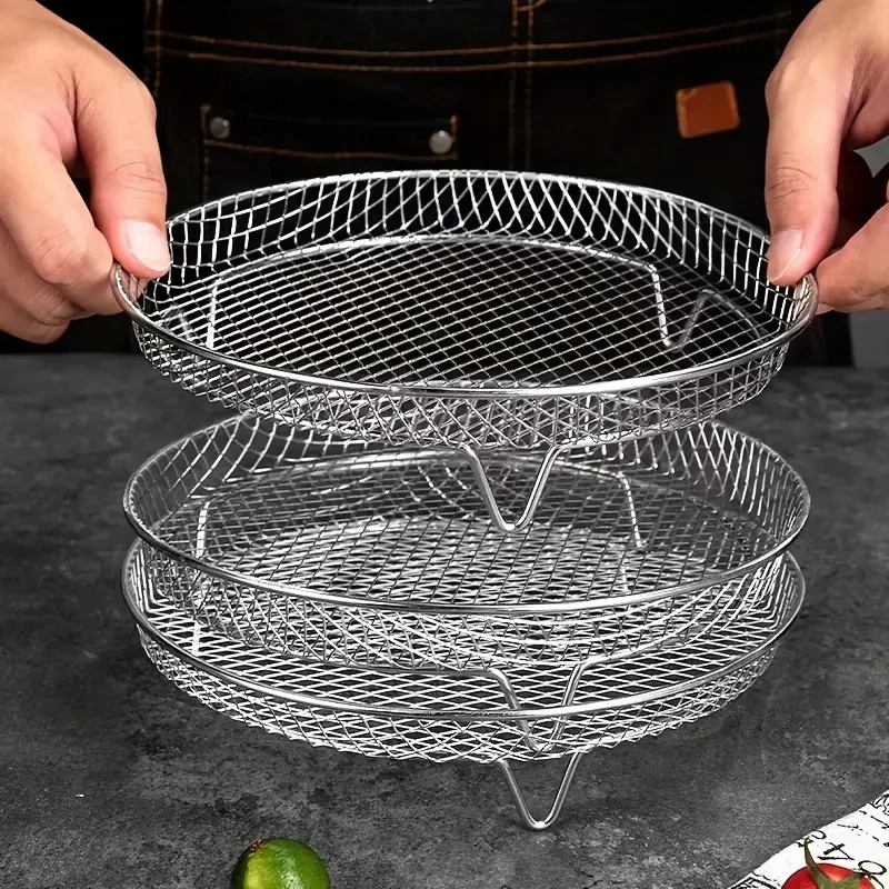 Stackable Air Fryer Racks | Space-saving frying made easy | Stornfield