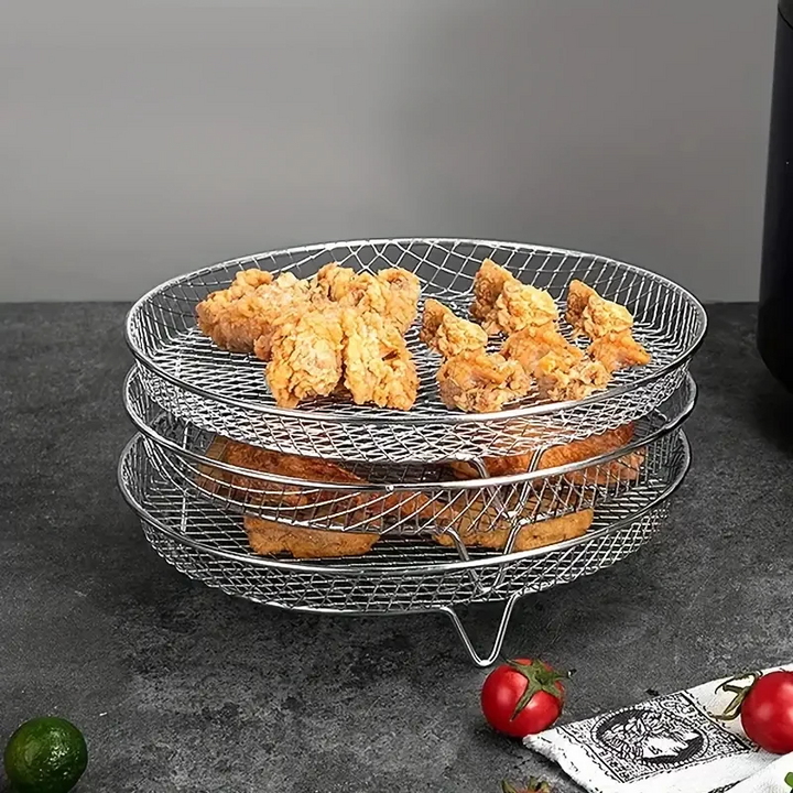 Stackable Air Fryer Racks | Space-saving frying made easy | Stornfield