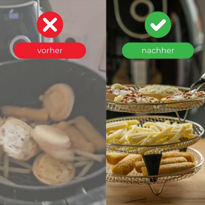 Stackable Air Fryer Racks | Space-saving frying made easy | Stornfield