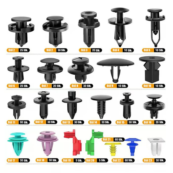 Universal mounting kit | Automotive mounting clips & mounting remover | Stornfield