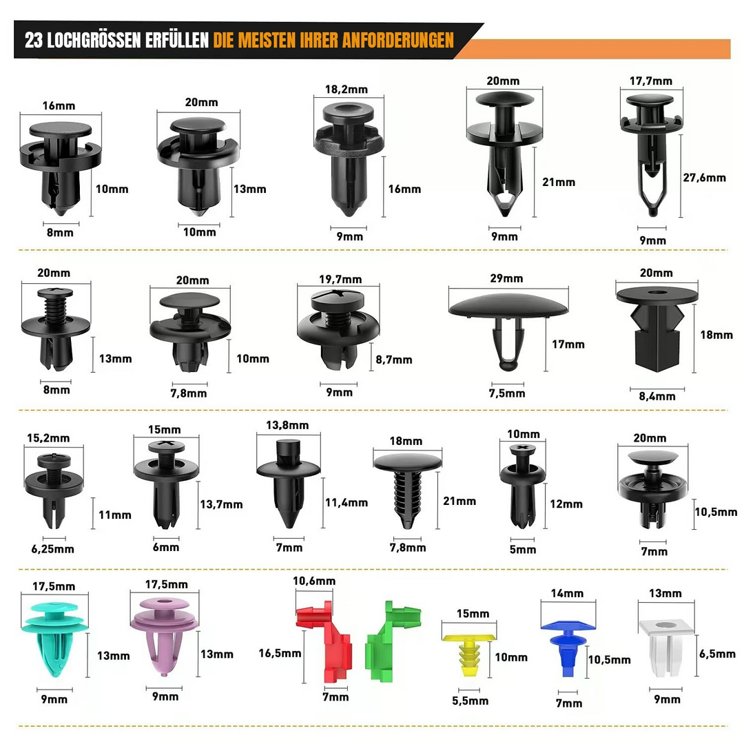 Universal mounting kit | Automotive mounting clips & mounting remover | Stornfield