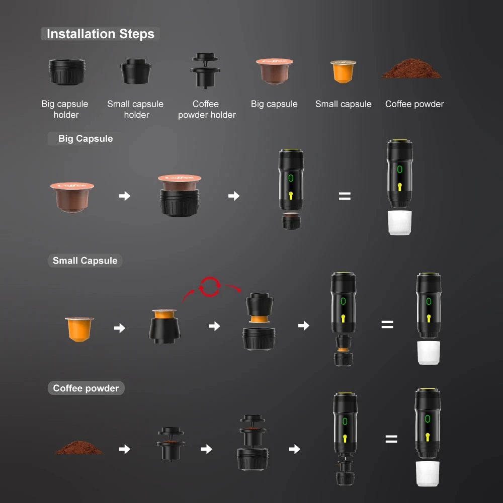 Portable coffee machine | Brew anywhere and anytime | Stornfield