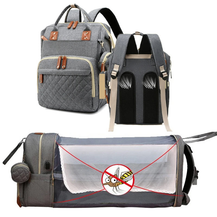 2-in-1-Baby-Changing Backpack | Built-in Changing Bed | Stornfield