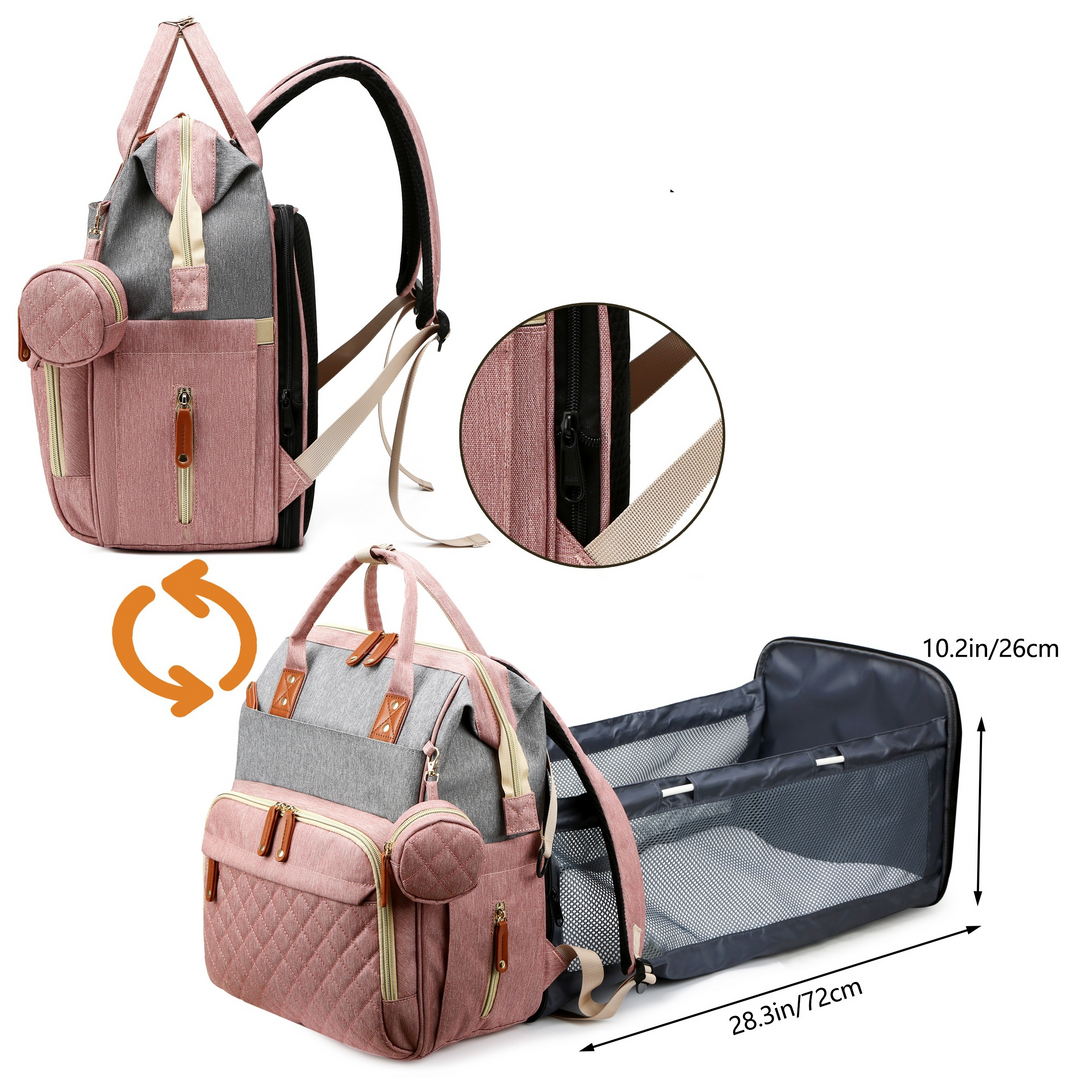 2-in-1-Baby-Changing Backpack | Built-in Changing Bed | Stornfield