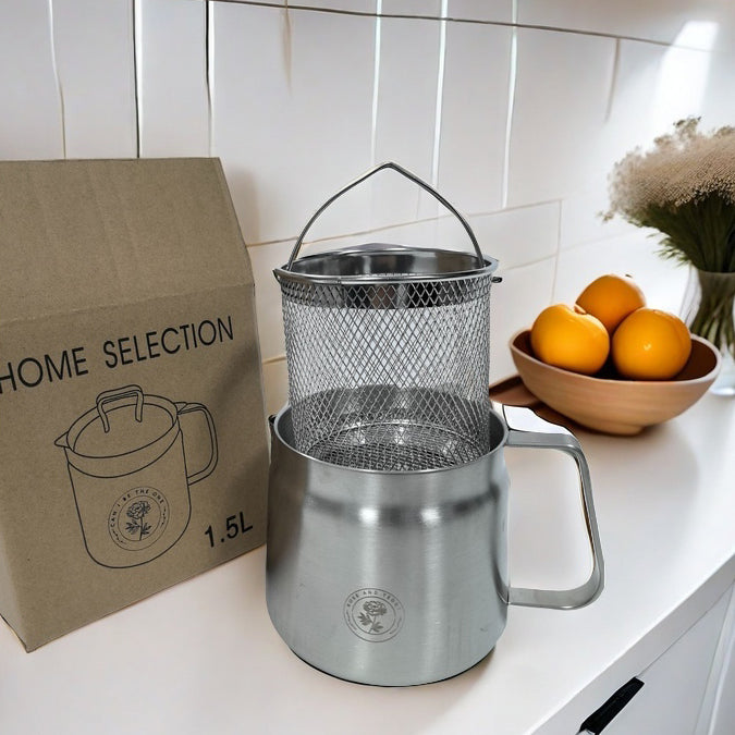 Stainless Steel Fryer | Durable Oil Filtration | Stornfield